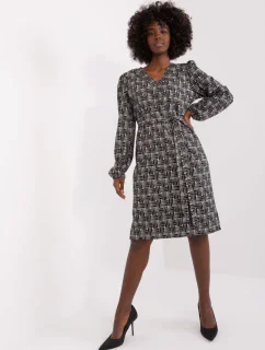 Šaty LK SK 509474 2.55P sivá čierna