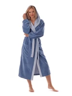 Unisex župan Tampa duo s kapucňou 3959 5456 denim - Vestis
