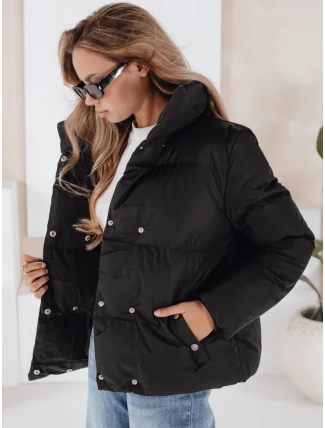 Dámska prešívaná zimná bunda LARO black FashionStreet TY1994