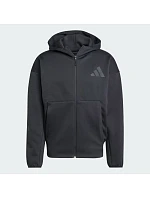 Pánska nová mikina Adidas Z.N.E. Full-Zip Black Hoodie - JE7538