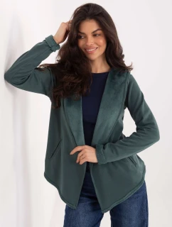 Mikina D68450M01066D1 tmavozelená