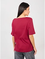 Dámske tričko RV TS A1090.30 burgundy - FPrice Dámske tričko RV TS A1090.30 burgundy - FPrice
