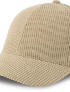 Atlantis Headwear Cordy-S 6-panelová manšestrová čiapka 33.0226 stone