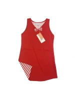 Dámska nočná košeľa LA2149AB červenobiela - Noidinotte