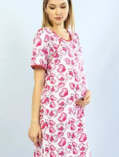 Dámska nočná košeľa materská Méďa so srdcom