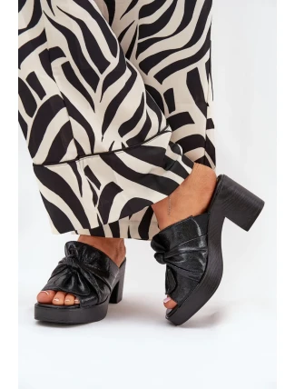 Žabky na podpätku model 212158 Krok vo veľkom štýle