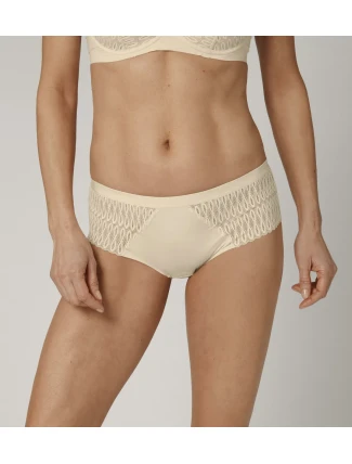 Dámske nohavičky Aura Spotlight Maxi krémové - Triumph