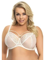 Mäkká dámska podprsenka Gorsenia K 496 Paradise Smotanová