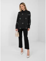 Košeľa LK KS 510154.90 čierna