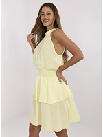 Šaty MI SK 92166.71P svetložltá Šaty MI SK 92166.71P svetložltá