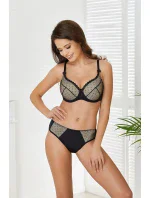 Dámske nohavičky Arianna Black with beige - Jagoda Dámske nohavičky Arianna Black with beige - Jagoda