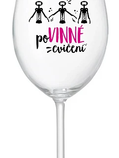 VYŽADOVANÉ CVIČENIE - číry pohár na víno 350 ml