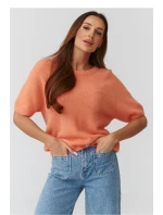 Sveter s krátkym rukávom model 224080 Makadamia