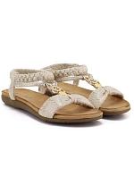Dámske slip-on sandále béžové Artiker 58C0628