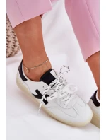 Niskie Buty Sportowe Damskie Białe Zelevelis