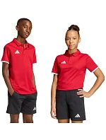 Detské tričko adidas Entrada 26 Polo červené JZ6626 Detské tričko adidas Entrada 26 Polo červené JZ6626