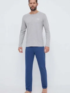 Pánske pyžamo U3BX00KBZG0 G75N modro/sivé - Guess