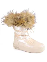 Dámske snežnice INT1924B s umelou kožušinou MM274380 Light beige - Big Star
