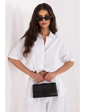 Košeľa s krátkym rukávom model 226021 Taliansko Moda