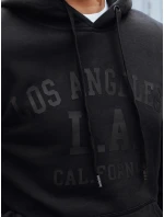 Pánska zateplená mikina s kapucňou čierna FashionStreet BX5918