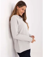 Blúzka LK BZ 510126.00 svetlosivá