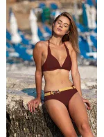 Lady Madonna Hnedé plavky s opaskom - Demi Saison