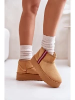 Dámske zateplené snežnice s platformou Camel Lomessa Dámske zateplené snežnice s platformou Camel Lomessa