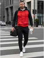 FashionStreet červená pánska mikina BX5491