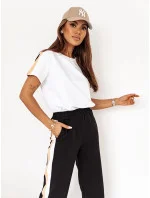 Súprava trička a teplákov Oversize biela (VE89) Súprava trička a teplákov Oversize biela (VE89)