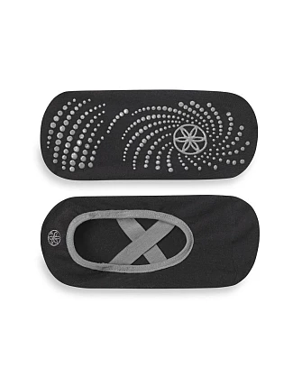 Gaiam protisklzové ponožky, čierne, 62071 Gaiam protisklzové ponožky, čierne, 62071