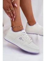 Dámske tenisky Big Star HI-POLY SYSTEM - bielo-fialové