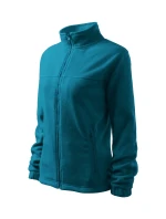 Bunda fleece dámska petrol