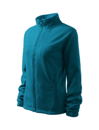 Bunda fleece dámska petrol