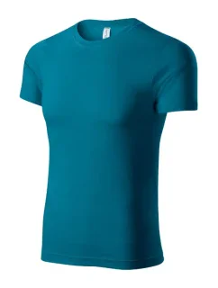 Tričko s farbou unisex petrol