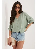 Košeľa s krátkym rukávom model 226470 Taliansko Moda