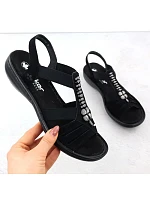 Dámske sandále Romansh black Rieker 60806-00 Dámske sandále Romansh black Rieker 60806-00