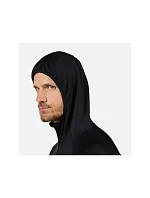 Pánska mikina ROSSIGNOL BLACKSIDE MIX FZH FLEECE, čierna