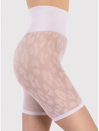Dámske nohavičkové šortky M0012 Cristina 30 Den White Pattern - Fiore