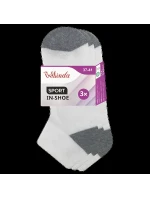 Dámske športové členkové ponožky 3 páry SPORT WOMEN IN-SHOE 3x - BELLINDA - biele Dámske športové členkové ponožky 3 páry SPORT WOMEN IN-SHOE 3x - BELLINDA - biele