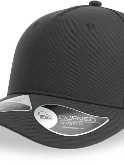 Atlantis Headwear Fiji 5-panelová bejzbalová čiapka 33.0103 tmavošedá