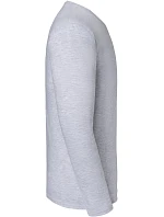 Fruit of the Loom Iconic 195 LSL Pánske tričko z hrubej bavlny s dlhými rukávmi 16.1360 heather grey Fruit of the Loom Iconic 195 LSL Pánske tričko z hrubej bavlny s dlhými rukávmi 16.1360 heather grey