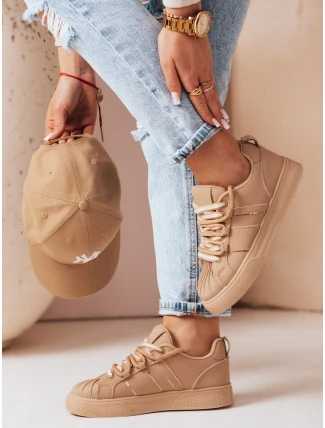 Dámske športové tenisky SNEAKI khaki FashionStreet ZY0824