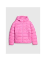 Dievčenská páperová bunda so syntetickou výplňou 4F 4FJRAW25TDJAF0816-54S