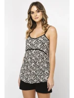 Talianska móda Abisynia w.r. crêpe farba:print/black Talianska móda Abisynia w.r. crêpe farba:print/black