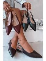 Baleríny se zlatým sponem Černé Iverelle