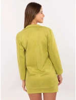 Dámsky kabát DHJ MA 15286 horčicový Dámsky kabát DHJ MA 15286 horčicový