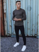 Pánsky klasický tmavosivý sveter FashionStreet WX2225
