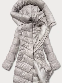 Dámska zimná bunda béžová (TY041-59)