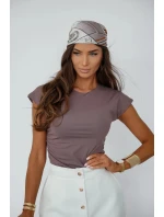 Dámska blúzka Shira Mocca hnedá - LaBalancia