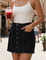 Dámska modrá sukňa-šortky FashionStreet SY0528